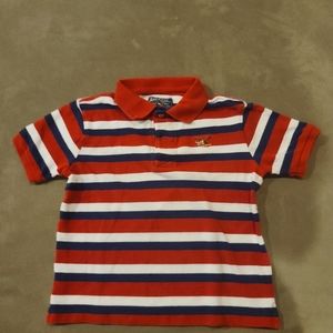 Red/white/Blue boys polo shirt size 5